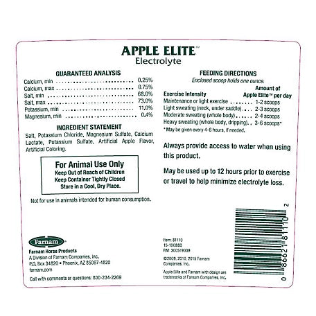 Apple Elite Electrolytes || 5lb Tub