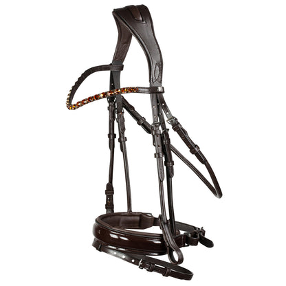 Clermont Bridle with Crystal Browband