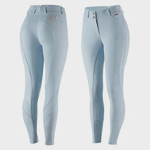 Laura's Loft || Lindsay Full Seat Breeches || Sky Way Blue Size 28 ONLY