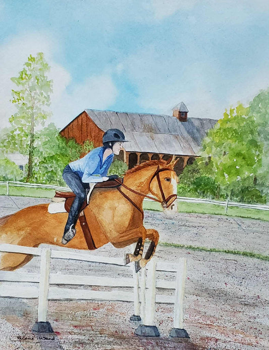 Good Girl || Original Watercolor by Diane Wood