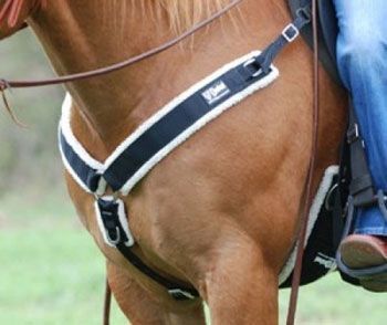 Blaze Orange Fleece Lined Breast Color || Horse Size ONLY