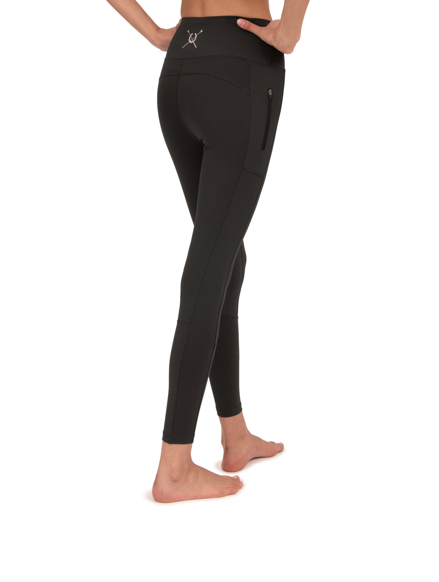 Chestnut Bay ||  SkyCool® Knee Patch Tights