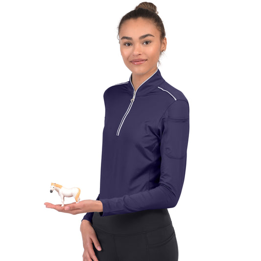 Performance Rider SkyCool Long Sleeve Shirt || Aubergine