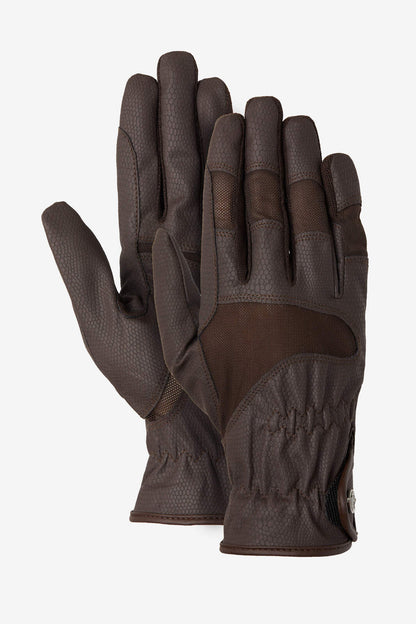 Laura's Loft || Flex Mesh Riding Gloves || Brown Size 9 ONLY