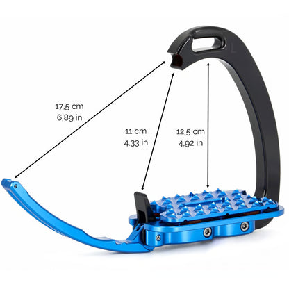 Venice Plus Evo Safety Stirrup- Black/Titanium