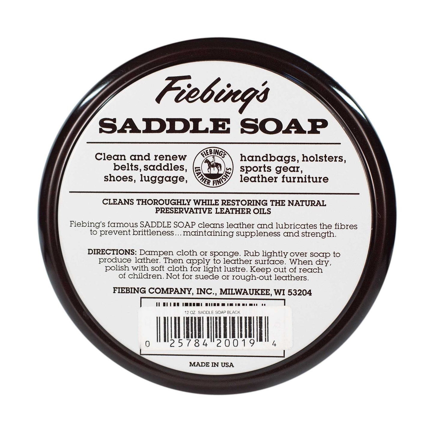 Black Saddle Soap