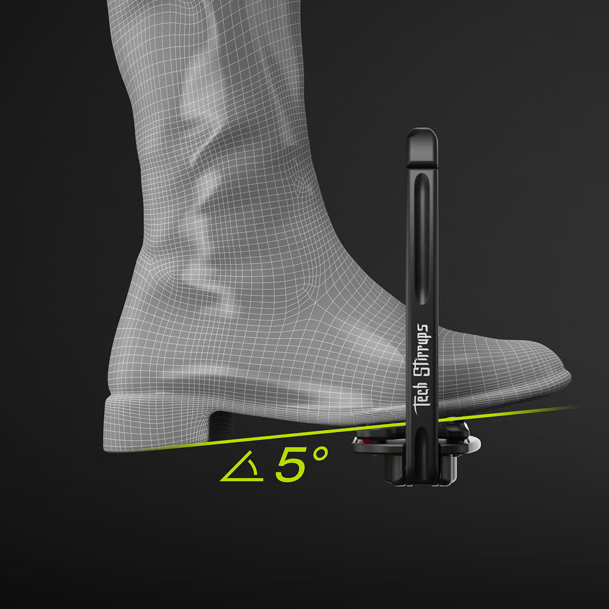 Venice Plus Evo Safety Stirrup- Black/Titanium