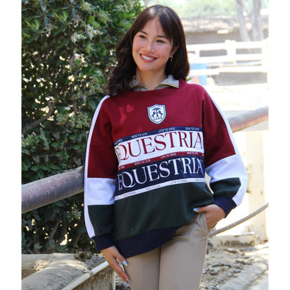 The LA LA Equestrian Sweatshirt || Size L/XL ONLY