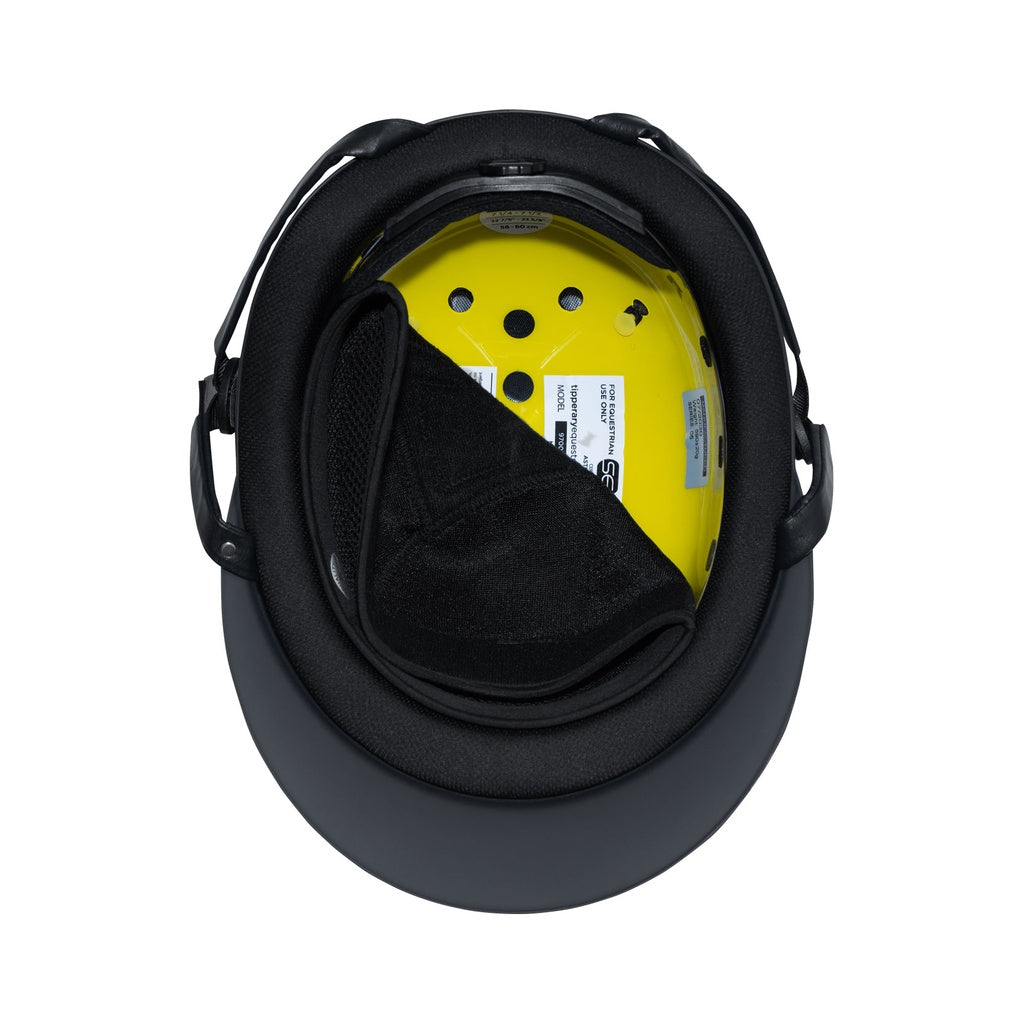 Tipperary Windsor MIPS® Helmet || Black Croco With Smoked Chrome