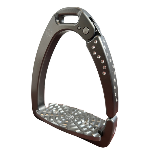 Innova Olympia Safety Safety Stirrups- Titanium Crystals