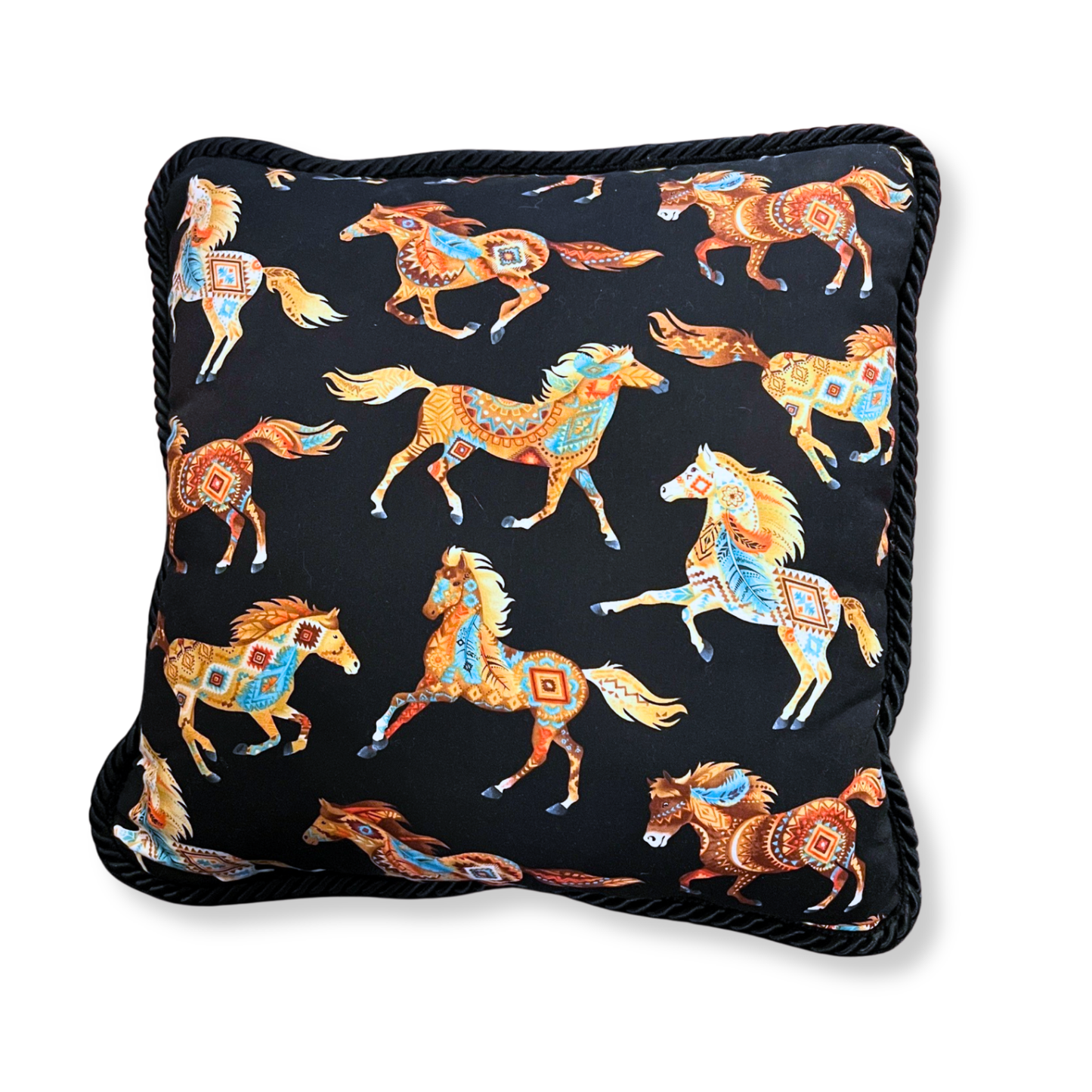 Unbridled || Handmade Large Throw Pillow