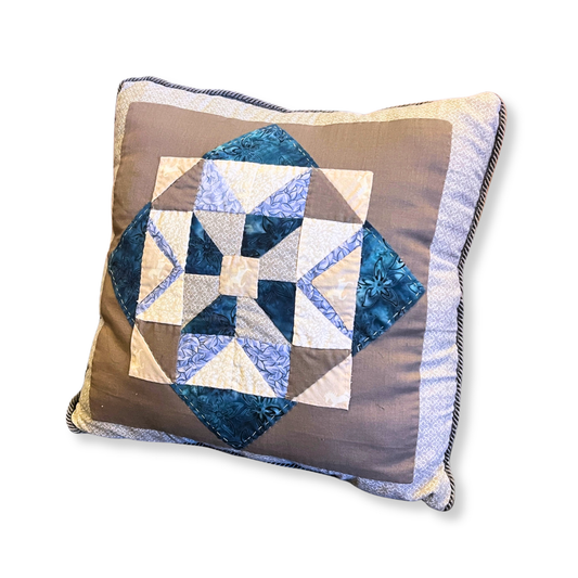 Quilted || Handmade Medium Throw Pillow