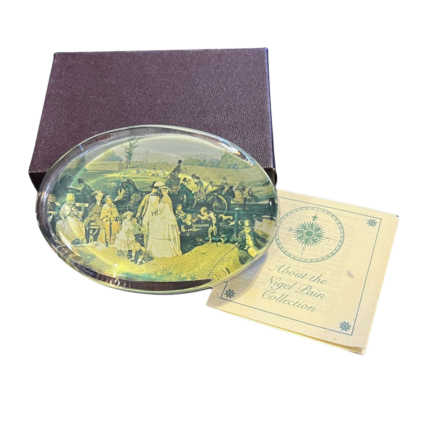 Victorian Style Glass Paper Weight || Nigel Pain Collection