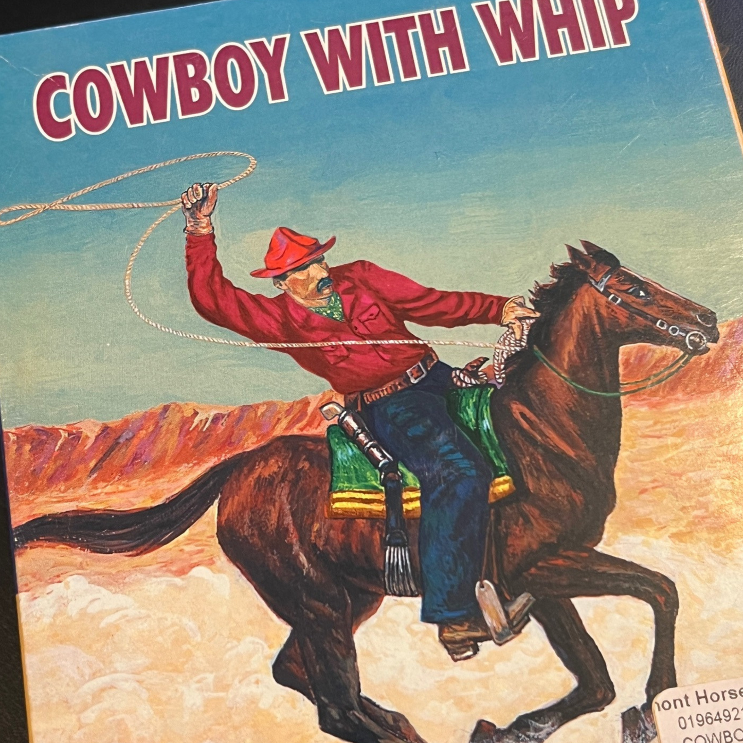 Cowboy With Whip Vintage Wind Up Toy || New in Box