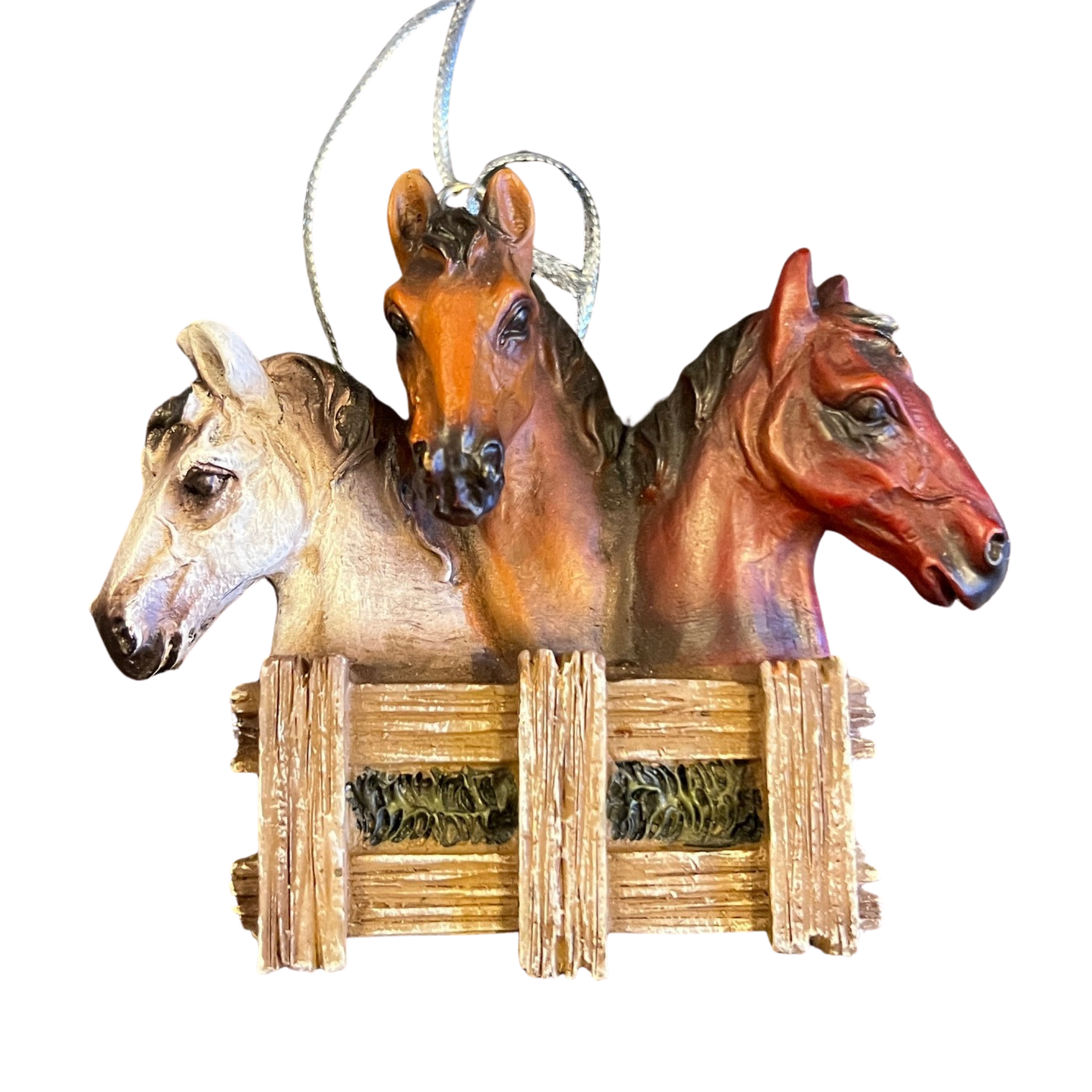 Waiting at the Fence Ornament