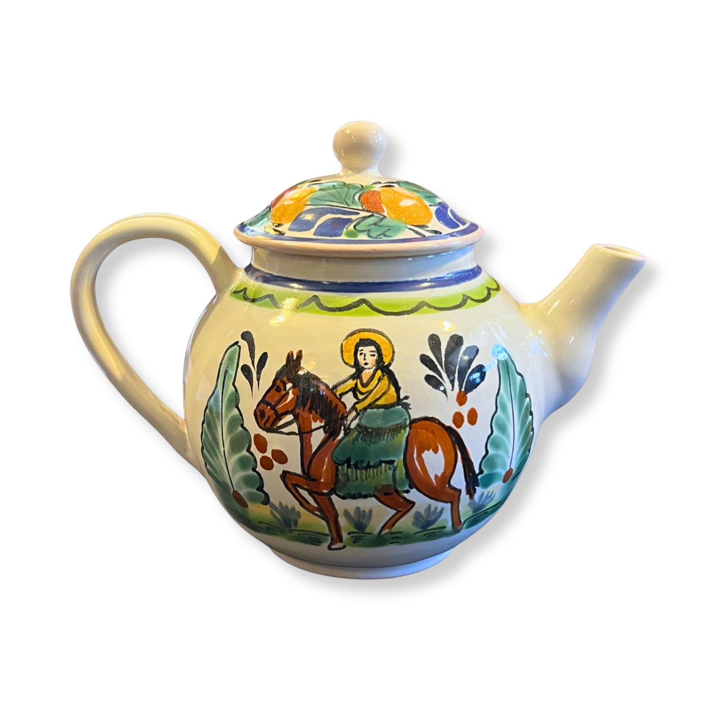 Gorky Gonzalez Pottery || Large Round Tea Pot