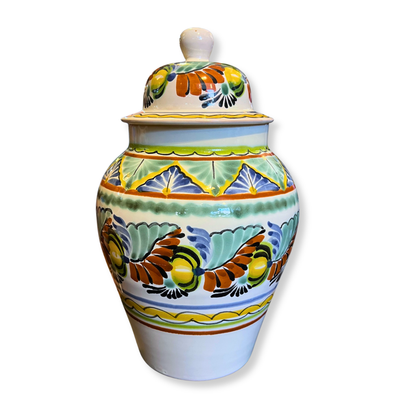 Gorky Gonzalez Pottery || Large Vase with Lid