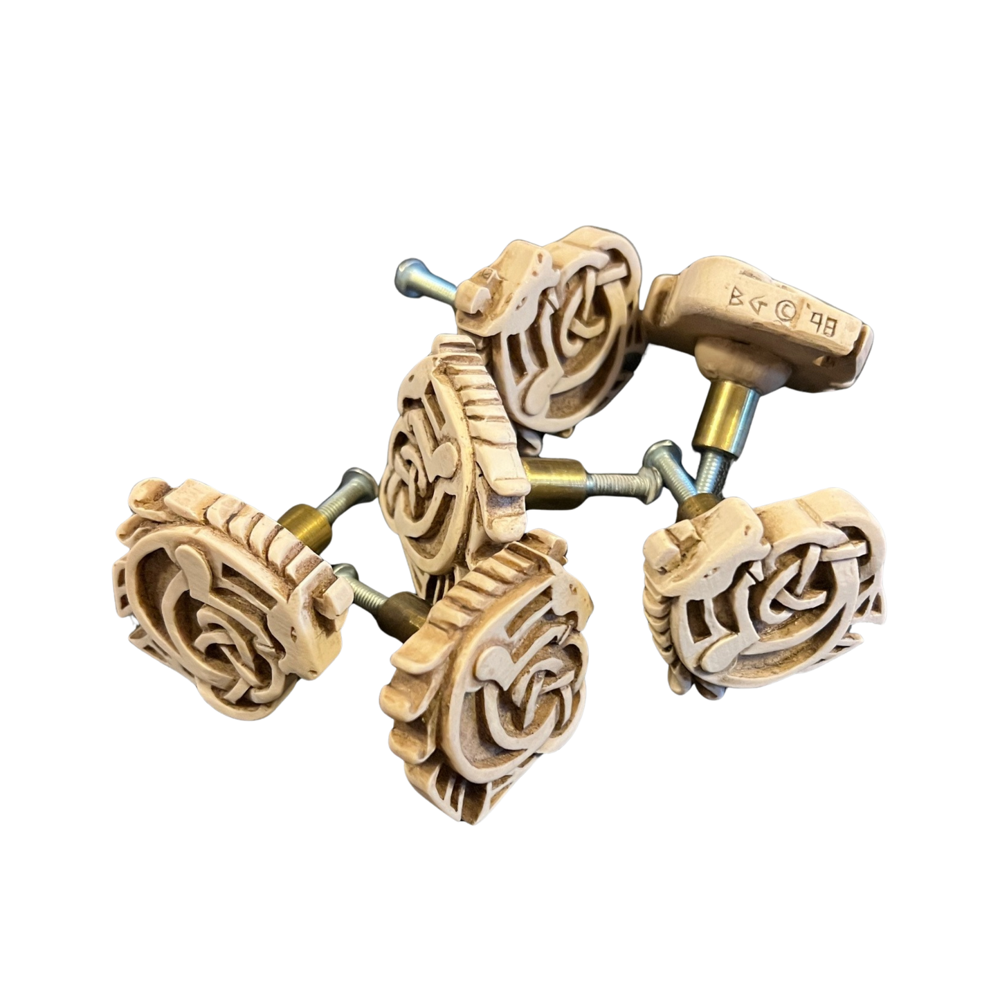 Celtic Horses Drawer Pulls || Set of 6