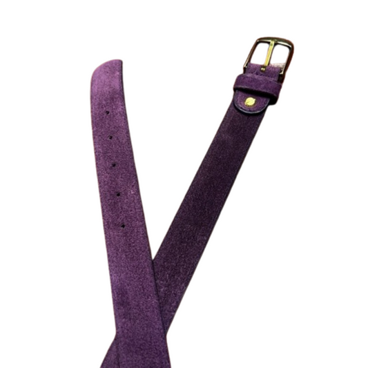 Purple Suede Kids Belt || ONE LEFT || Size Small Only