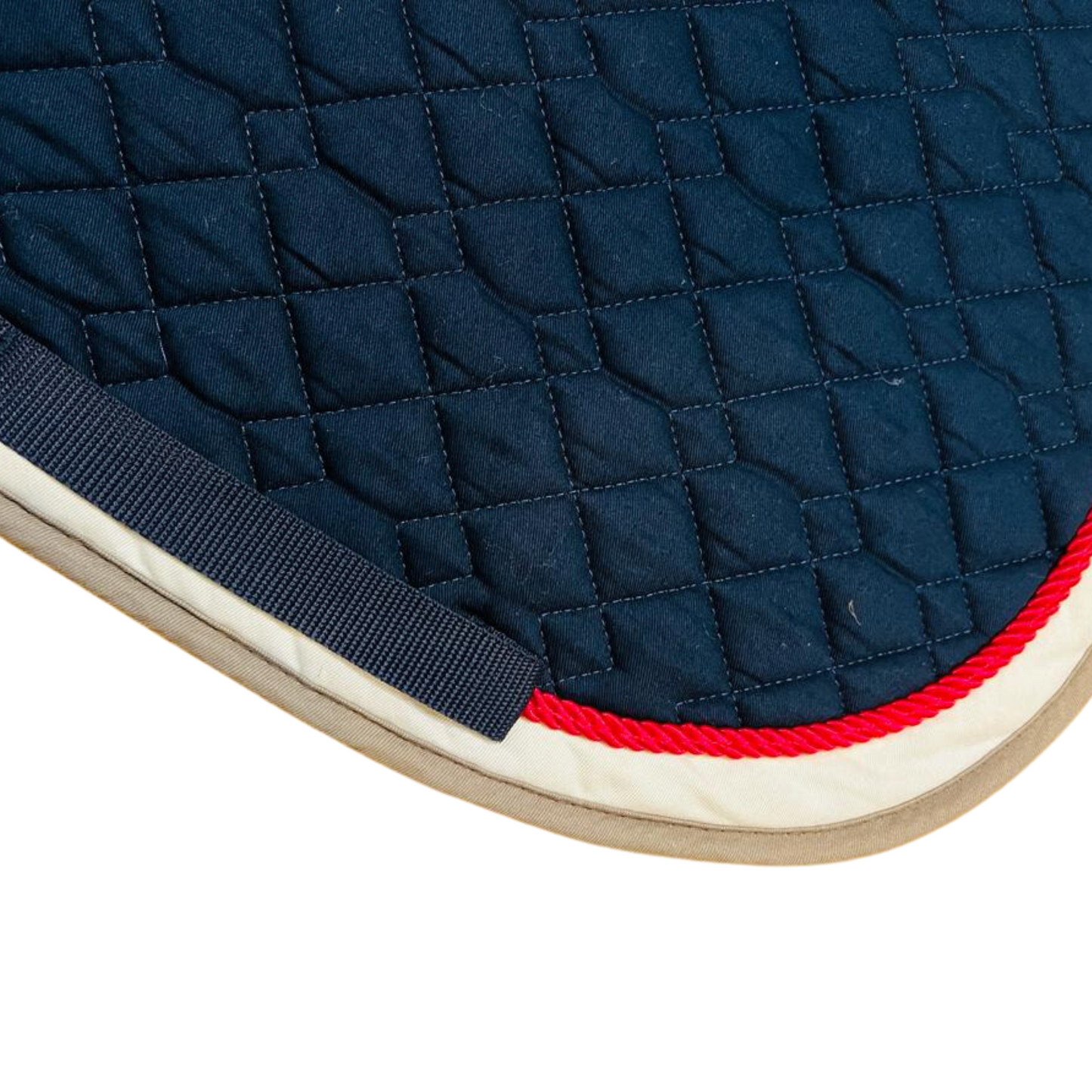 USG || All Purpose Saddle Pad || Red/Navy/Beige ONLY