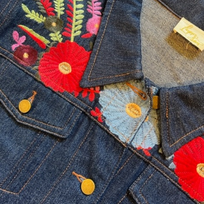 Callie Embroidered Denim Jacket