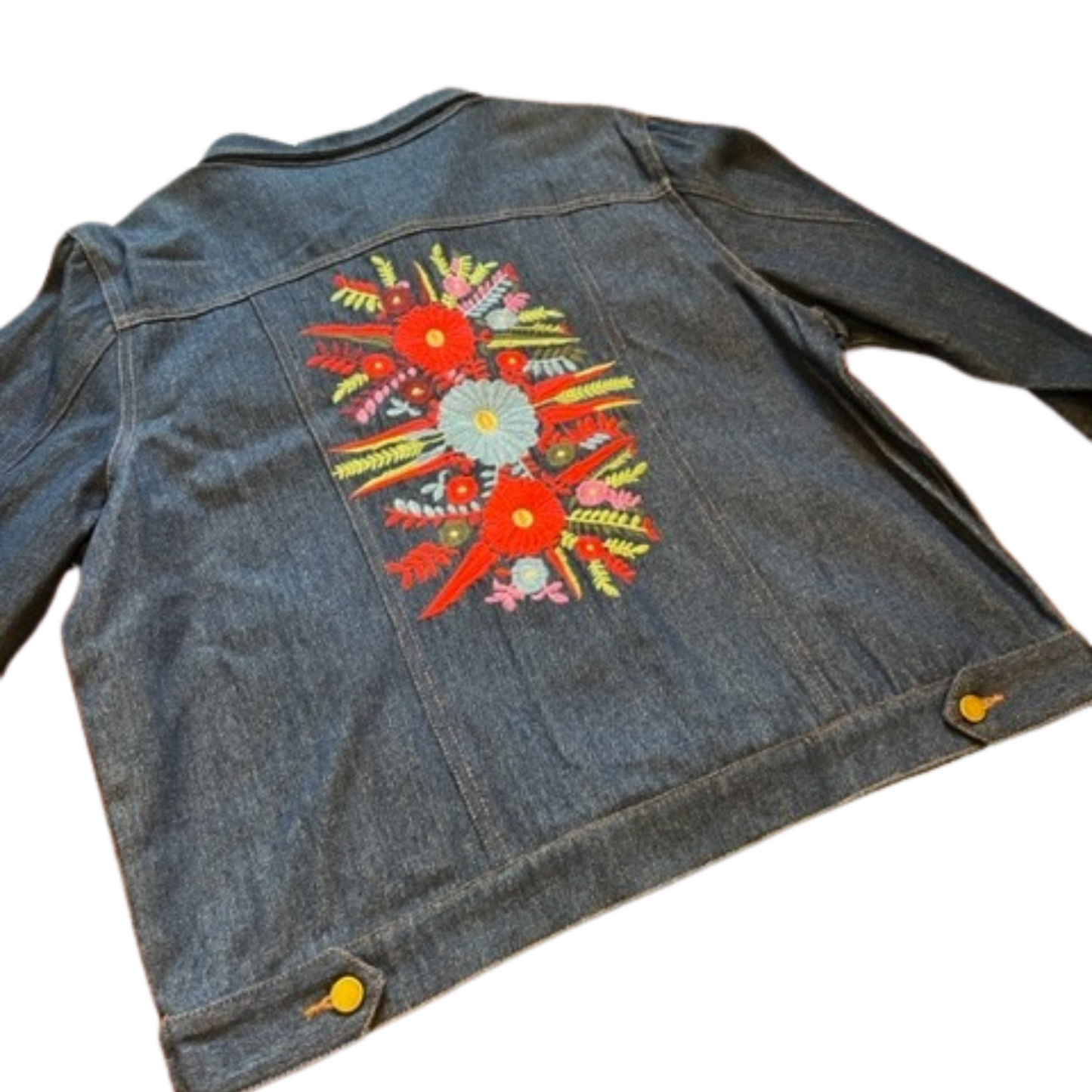 Callie Embroidered Denim Jacket