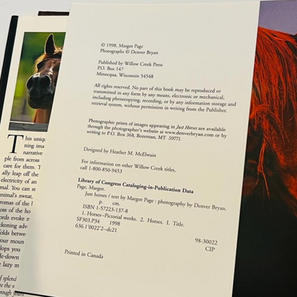 Just Horses || Living With Horses In American By Margot Page