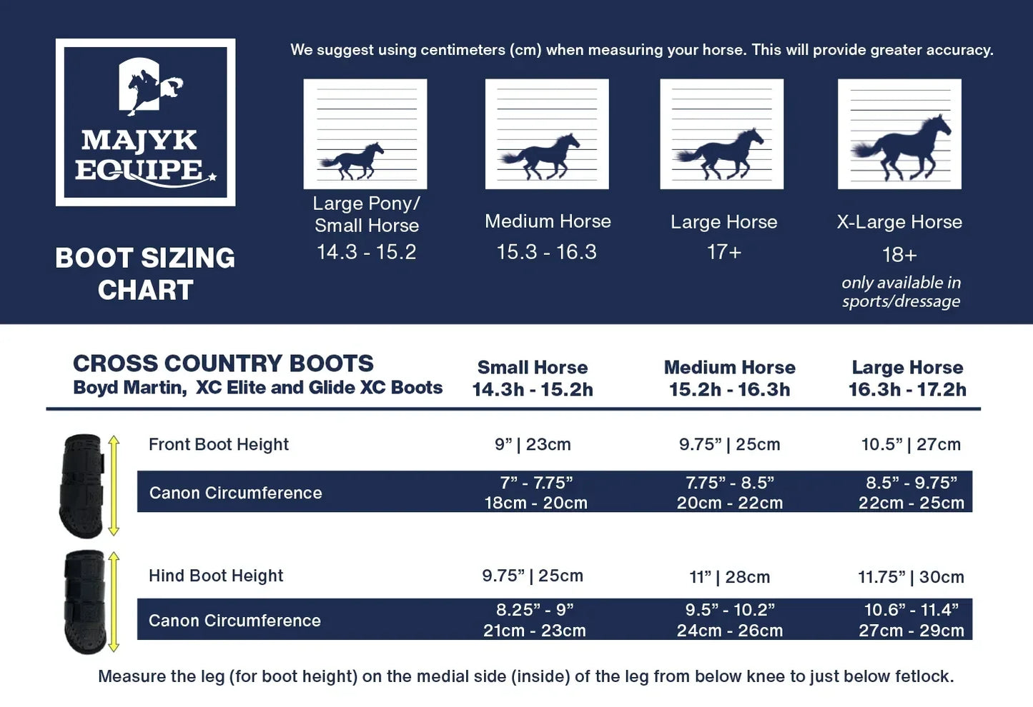 XC Elite Eventing Front/Hind Set with ARTi-LAGE Technology