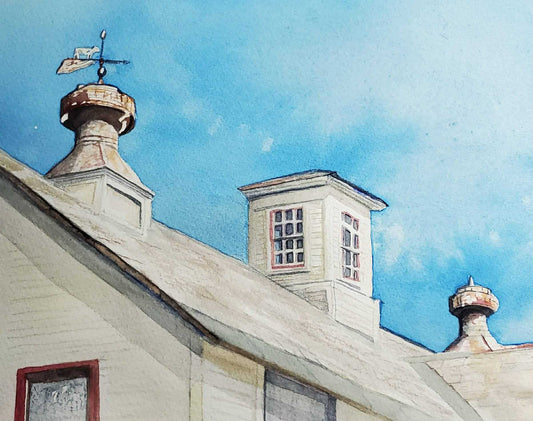 Vermont Roofline || Greeting Cards by Diane Wood