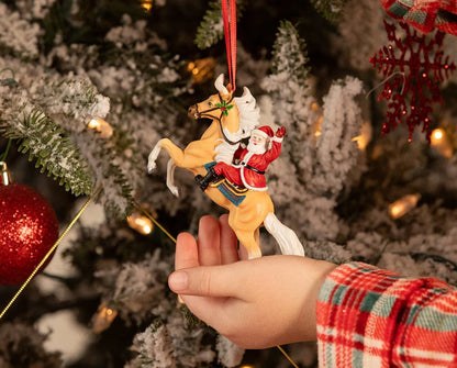 Breyer Hi Ho Santa Ornament