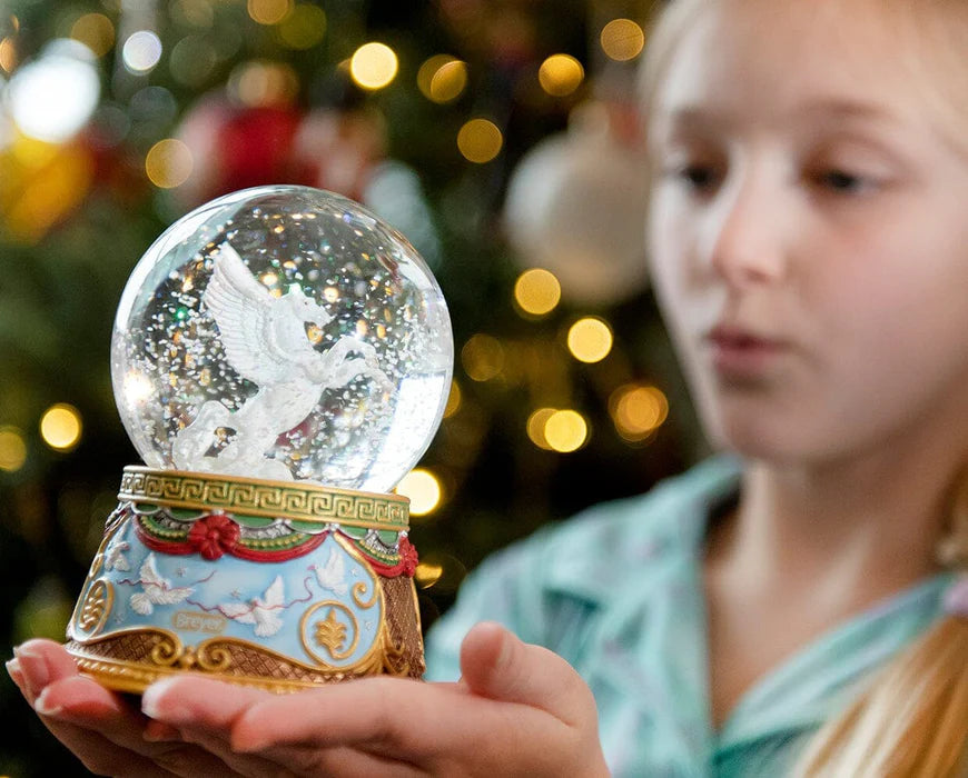 Breyer Holiday Flight Musical Snow Globe || RETIRED