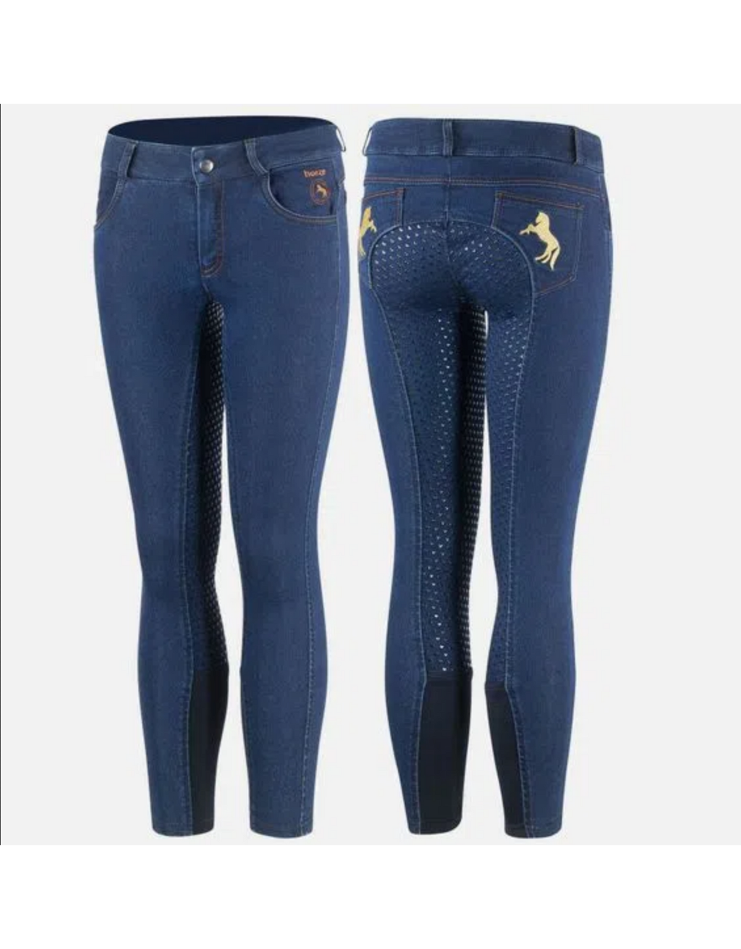 Annika Kids Denim Full Seat Breeches