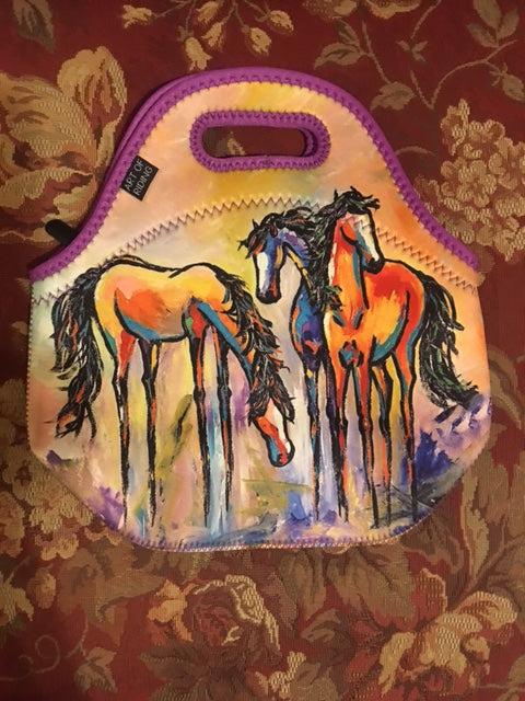 The Art Of Riding Lunch Tote