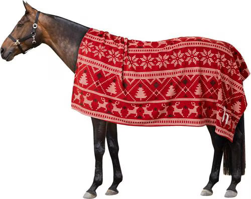 Horze Santa Christmas Throw Blanket