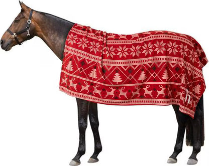 Horze Santa Christmas Throw Blanket
