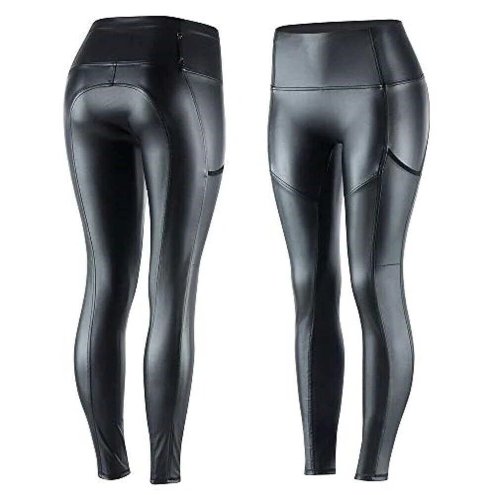 Laura's Loft || Hanna Faux Leather Riding Tights || Size 34 ONLY