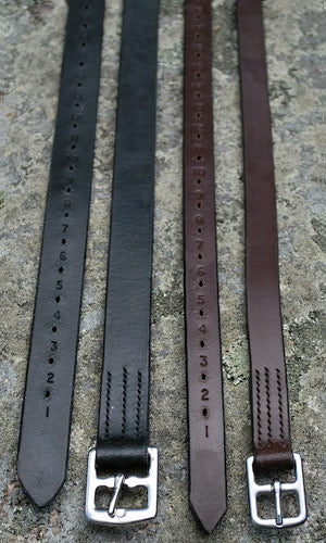 Half Hole 3/4" Stirrup Leathers